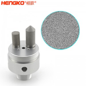 316不銹鋼樣氣過濾器耐高壓高強度易清洗，用于污水管道氣體檢測分析高溫氣體取樣探頭過濾器