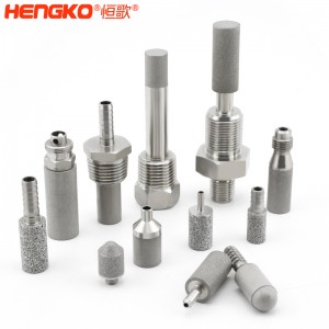 過濾精度不匹配工藝需求?0.1-120um 定制不銹鋼曝氣頭濾芯，精準適配！
