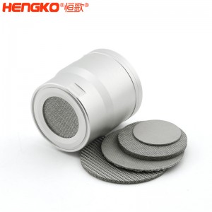 濾芯廠家生產(chǎn)氧氣傳感器不銹鋼燒結(jié)防爆網(wǎng)孔隙均勻，多層網(wǎng)燒結(jié)濾片隔爆元件