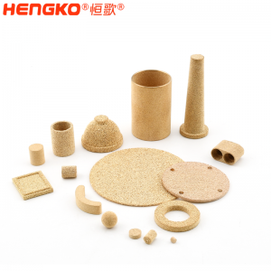 濾芯廠家定制微孔銅燒結(jié)粉末濾管排氣柔性耐高溫耐腐蝕3-90微米，制藥工業(yè)可用