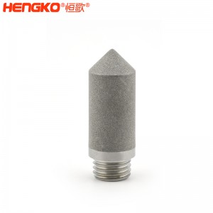 不銹鋼溫濕度探測(cè)器探頭外殼_耐高溫防水無(wú)縫一體化燒結(jié)金屬濾芯