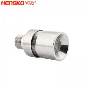 恒歌定制孔徑0.2-120μm不銹鋼氣體傳感器防爆外殼，耐腐蝕防水金屬過濾器