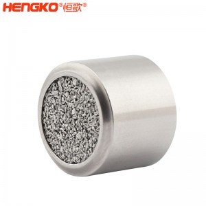 廠家定制0.2-90微米多孔金屬氣體傳感器防爆外殼，隔火焰耐腐蝕316L不銹鋼防爆片