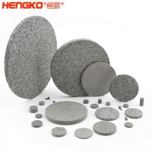 專業(yè)制造商納米多孔金屬燒結圓形過濾器濾盤或濾片 污水過濾應用