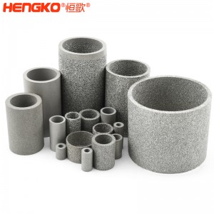 廠家直銷(xiāo)不銹鋼316L粉末微顆粒濾筒，耐高溫防塵不銹鋼金屬燒結(jié)濾筒濾芯