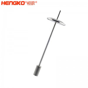 廠家直銷316L不銹鋼長桿粉末燒結(jié)曝氣頭耐腐蝕流速快,應用于大型水族養(yǎng)殖場