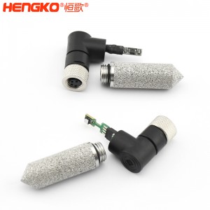 I2C防風雨M10*1.0內(nèi)螺紋不銹鋼燒結(jié)多孔溫濕度傳感器外殼過濾器蓋