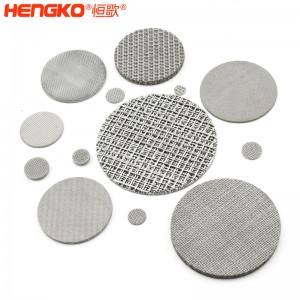 出廠價供應(yīng)快流速微米多孔燒結(jié)不銹鋼絲網(wǎng)粉末過濾片盤用于污水過濾