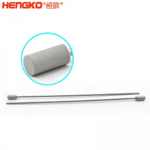 廠家批發(fā)316L不銹鋼長(zhǎng)桿不銹鋼曝氣頭耐腐蝕防塵，用于二氧化碳/氧氣擴(kuò)散