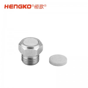 恒歌金屬氣動消音器用于電磁閥、氣缸、空壓機等設備消音降噪