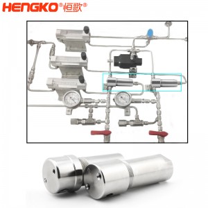 恒歌不銹鋼超高純氣體過濾器_耐超高壓316l材質用于高純氣體系統(tǒng)