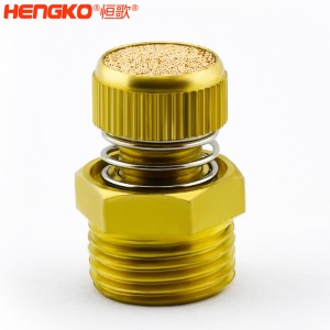 廠家批發(fā)HSD型可調(diào)節(jié)青銅消聲消音器多規(guī)格耐高溫消音降噪，用于電磁閥氣動靜音器接頭