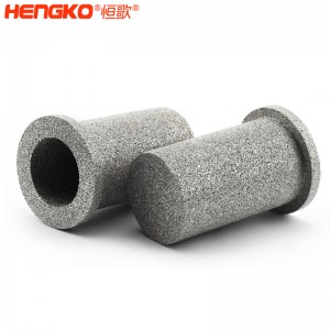 源頭廠家0.1-90μm不銹鋼濾筒透氣性好過(guò)濾精準(zhǔn),用于制藥器械金屬粉末燒結(jié)濾芯
