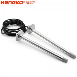 恒歌直銷(xiāo)平頭/尖頭不銹鋼溫濕度傳感器探頭帶電線,用于土壤農(nóng)業(yè)