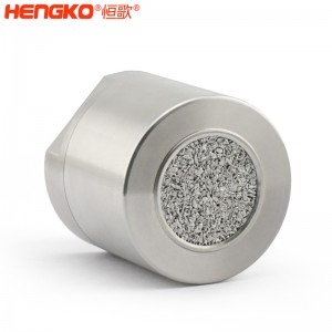 廠家供應不銹鋼氣體傳感器外殼微孔燒結(jié)耐用防爆濾芯，應用于真空室