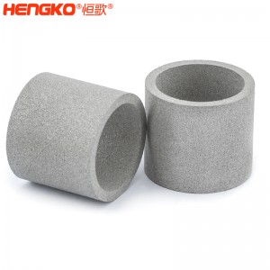 微米級燒結金屬粉末濾管筒_工業(yè)除塵器空氣濾芯