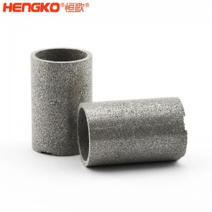 廠家直銷孔徑0.2-90um多孔不銹鋼濾筒工業(yè)除塵濾芯過(guò)濾精準(zhǔn)耐腐蝕，用于凈化污水