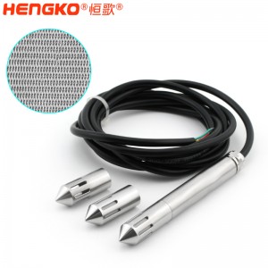 恒歌定制透氣溫濕度探頭外殼_316L不銹鋼材質(zhì)抗氧化糧倉(cāng)溫濕度探頭外殼